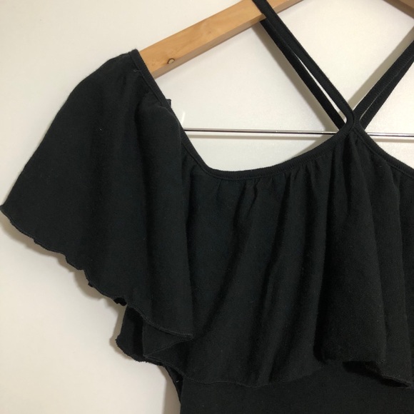 NWT Chaser Off Shoulder Halter Top black M - Picture 5 of 10
